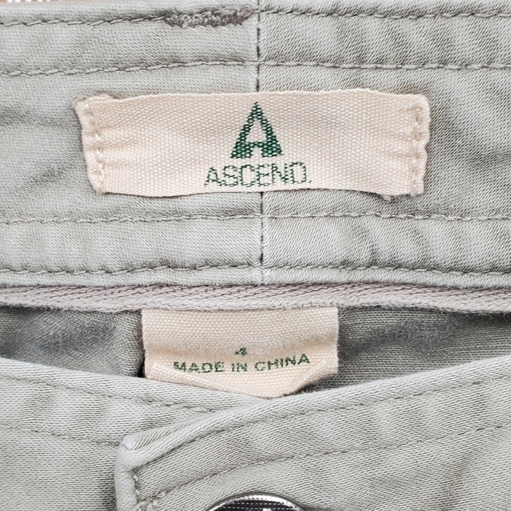 ♧ Ascend Light Khaki Green Outdoor Pants Size 4 - Picture 3 of 8
